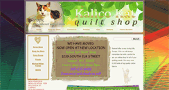 Desktop Screenshot of kalicokatquilts.com
